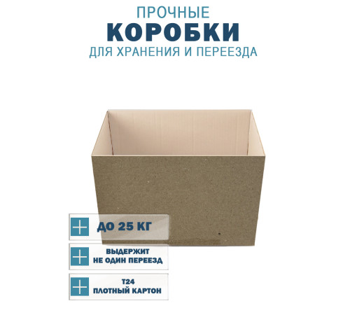 Fefco 200 - Коробка четырехклапанная с открытым верхом 27х19х19,5 см
