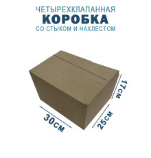 Fefco 205 - Четырехклапанный короб cо стыком клапанов 30х25х17 см