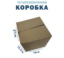 Fefco 2114 - Коробка четырехклапанная с внутренними разделителями 27х19х19,5 см