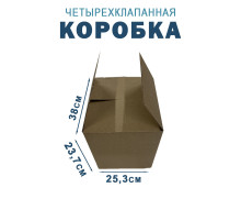 Fefco 2115 - Коробка четырехклапанная 38х25,3х23,7 см 