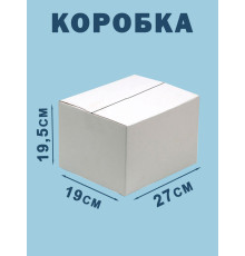 Fefco 230 - Коробка четырехклапанная со скреплением по длине 27х19х19,5 см