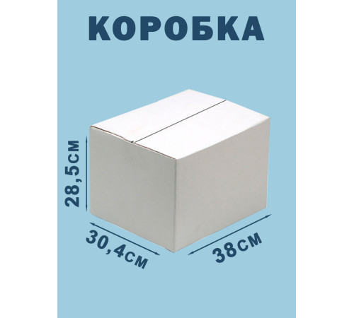 Fefco 230 - Коробка четырехклапанная со скреплением по длине 38х30,4х28,5 см