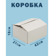 Fefco 230 - Коробка четырехклапанная со скреплением по длине 42х21х18 см