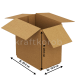 Fefco 205 - Четырехклапанный короб cо стыком клапанов 29 х 10 х 22 см
