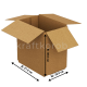 Fefco 205 - Четырехклапанный короб cо стыком клапанов 32 x 21 x 38 см