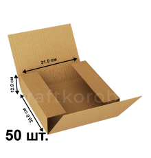 Fefco 402 - Оберточный короб со стыкующимися  клапанами 30x31x12