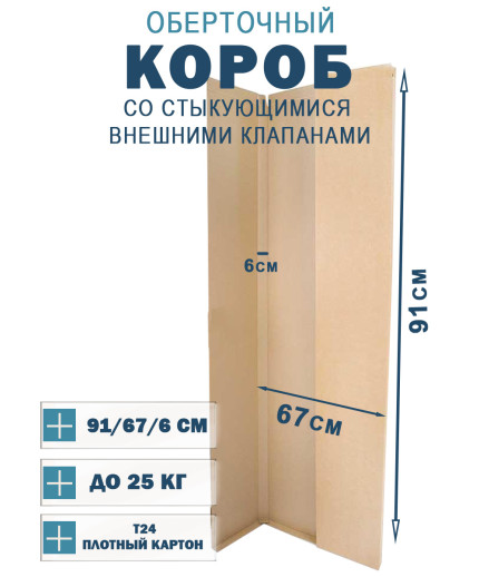 91х67х6 см
