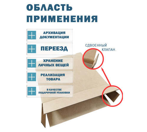 Fefco 409 - Оберточный короб с 5 клапанами на концах 40х50х0.2 см Fefco 409 - Оберточный короб с 5 клапанами на концах 40х50х0.2 см