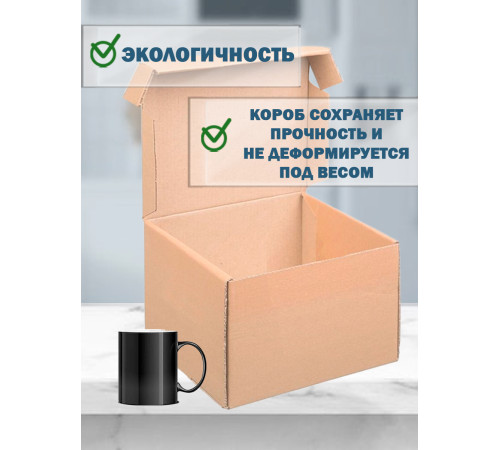 Fefco 441 - Оберточный короб с откидной крышкой и сплошным дном 30х30х30 см