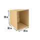 <p>Fefco 200: Четырехклапанная коробка 30x30x30 см</p>