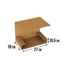 Fefco 400 - Оберточный короб с дном и оборотом по кругу 27х19х19,5 см