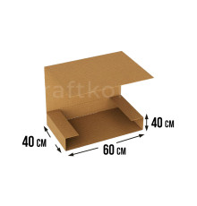 Fefco 400 - Оберточный короб с дном и оборотом по кругу 60х40х40 см