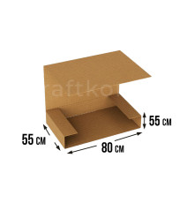 Fefco 400 - Оберточный короб с дном и оборотом по кругу 80х55х55 см