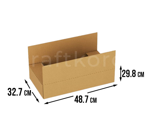 Fefco 401 - Оберточный короб со стыкующимися внешними клапанами 48.7х32.7х29.8 см