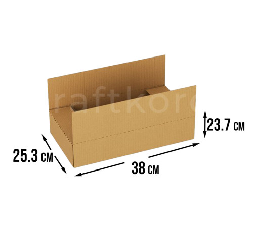 Fefco 401 - Оберточный короб со стыкующимися внешними клапанами 38х25,3х23,7 см