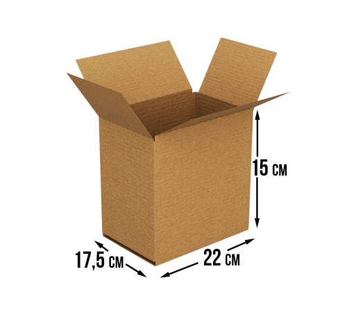 <p>Fefco 202: Коробки с нахлестом 22x17,5x15 см – Идеальное решение для упаковки</p>