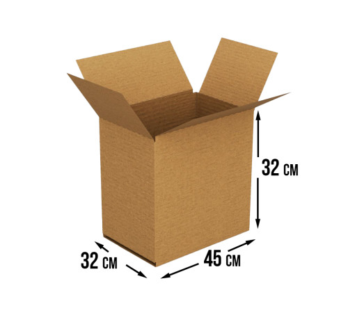 <p>Fefco 202: Короб для хранения и транспортировки, 45x32x32 см</p>