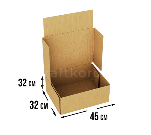 Fefco 4010 - Оберточный короб с накидной крышкой 45х32х32 см