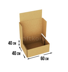 Fefco 4010 - Оберточный короб с накидной крышкой 60х40х40 см