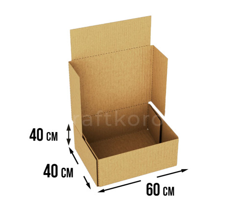 Fefco 4010 - Оберточный короб с накидной крышкой 60х40х40 см