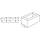 Fefco 209 - Четырехклапанный короб c крышкой из укороченных клапанов 40х30х40 см