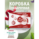 Новый год Подарочная коробка с наполнителем для подарка 23х27х12 см.