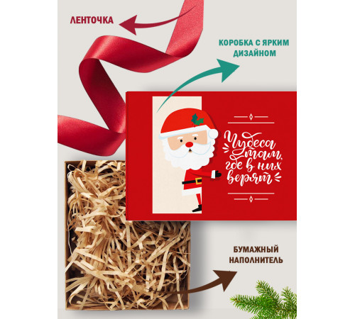 Новый год Подарочная коробка с наполнителем для подарка 23х27х12 см. Новый год Подарочная коробка с наполнителем для подарка 23х27х12 см.