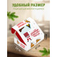 Новый год Подарочная коробка с наполнителем для подарка 23х27х12 см.
