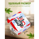 Новый год Подарочная коробка с наполнителем для подарка 23х27х12 см.
