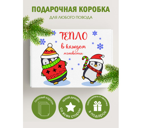 Новый год Подарочная коробка с наполнителем для подарка 23х27х12 см. Новый год Подарочная коробка с наполнителем для подарка 23х27х12 см.