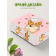С днём рождения Подарочная коробка с наполнителем для подарка 23х27х12 см.