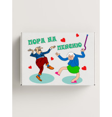 Смешные Подарочная коробка с наполнителем для подарка 23х27х12 см.