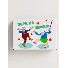 Смешные Подарочная коробка с наполнителем для подарка 23х27х12 см.