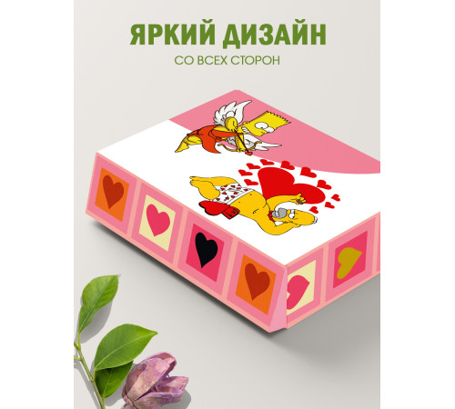 С любовью Подарочная коробка с наполнителем для подарка 23х27х12 см. С любовью Подарочная коробка с наполнителем для подарка 23х27х12 см.
