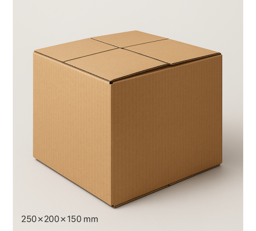 Fefco 205 - Четырехклапанный короб cо стыком клапанов 23х16х15 см