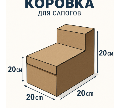 Fefco 2019 - Коробка для сапогов 30х20х20 см Fefco 2019 - Коробка для сапогов 30х20х20 см