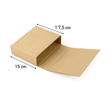 Fefco 400 - Оберточный короб с дном и оборотом по кругу 15х17.5х6 см